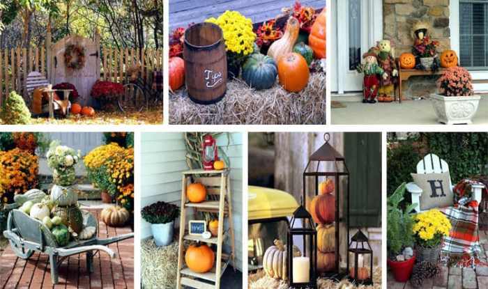 Fall outdoor decor ideas