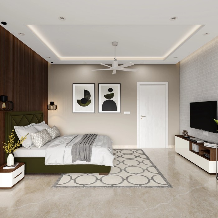 Simple masters bedroom design