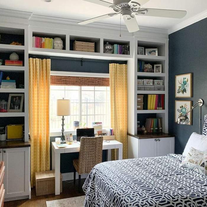 Office in bedroom design ideas