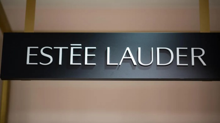 Estee lauder stock price today