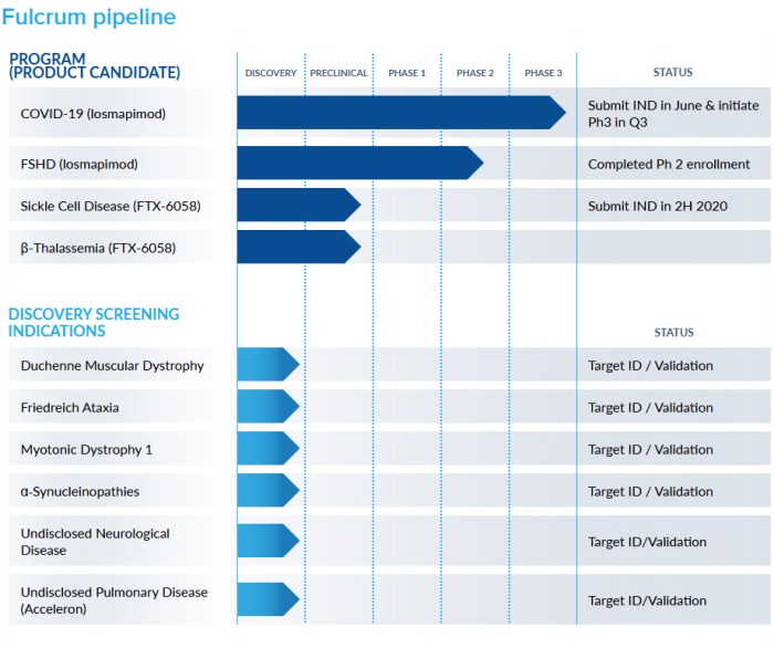 Fulcrum therapeutics stock price