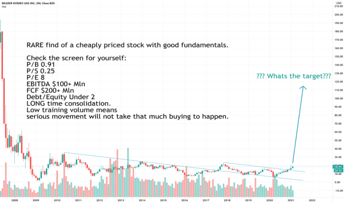 Bzh stock price